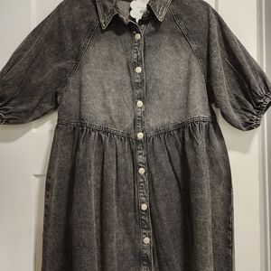 Brand new with tags black denim dress size small from Shop Hopes.
